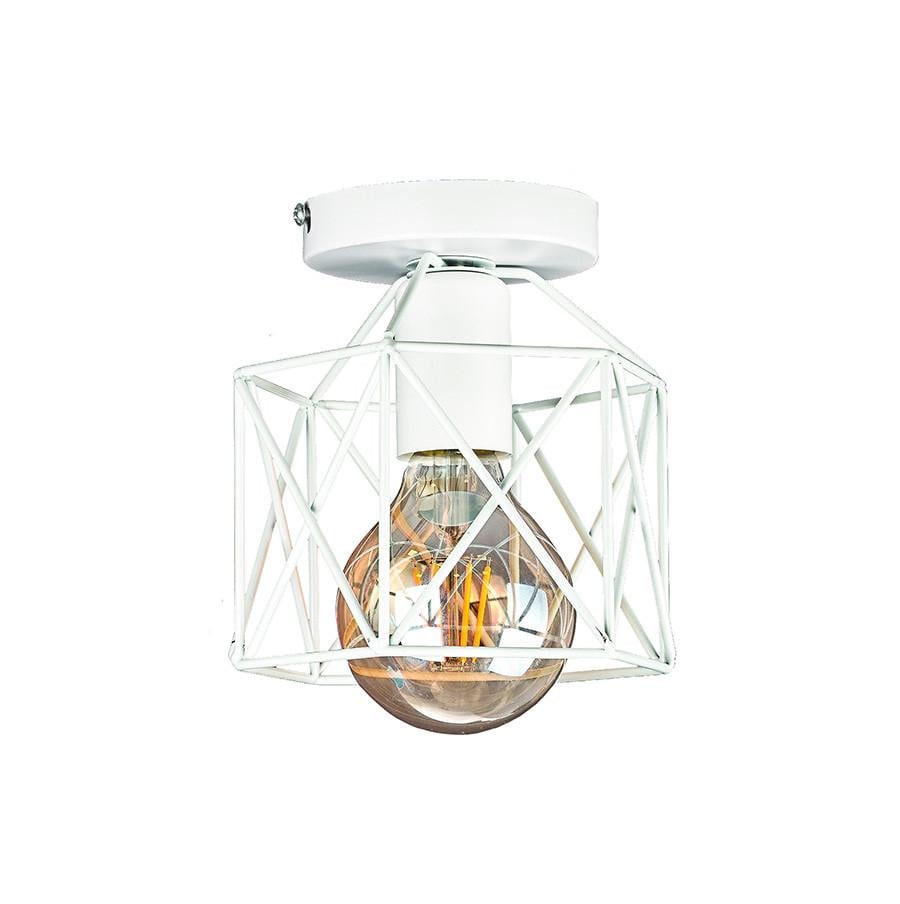 Светильник потолочный Levistella 756XPR101F-1 WH с металлическим плафоном Белый (1887931060)