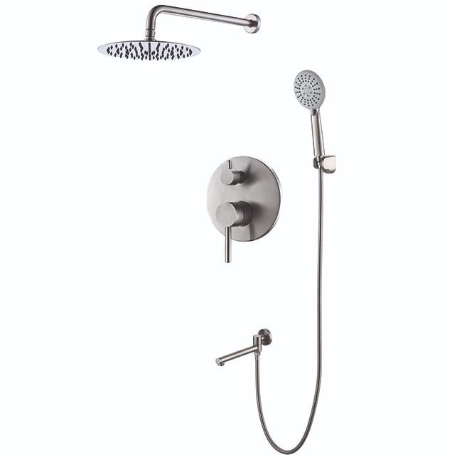 Душова система прихованого типу KOER KI-66018-02 KR4794 із верхнім душем Сатин (209375)