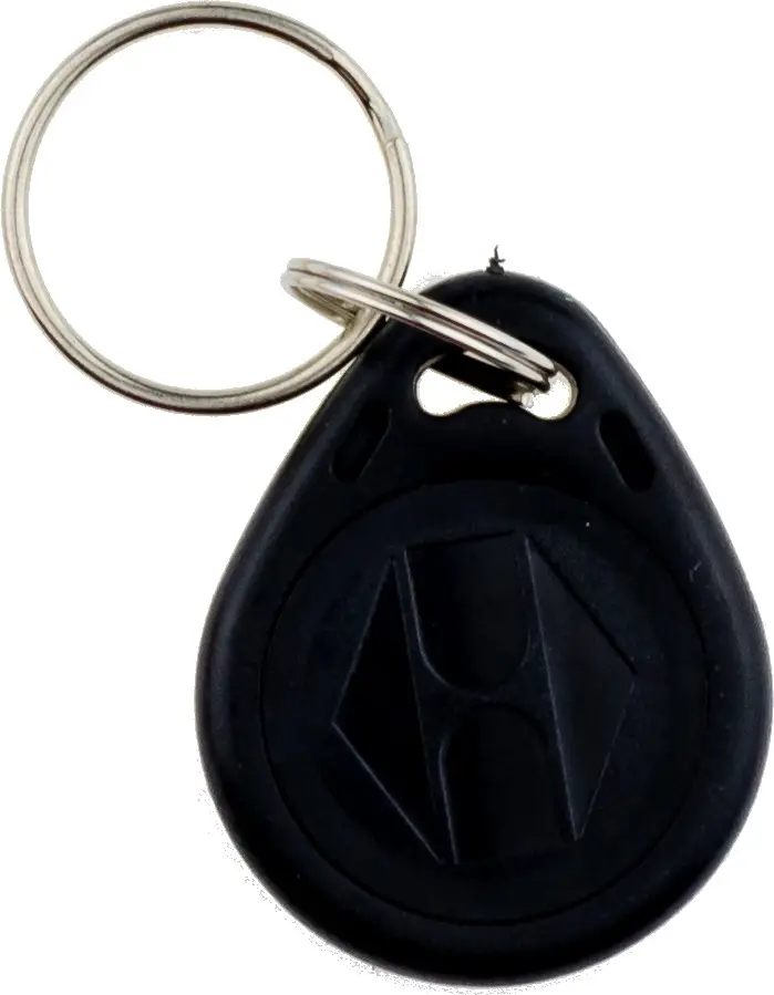 Брелок безконтактний ic mifare 13,56 mhz 1k для контролю доступу Чорний (YUT_V9169)