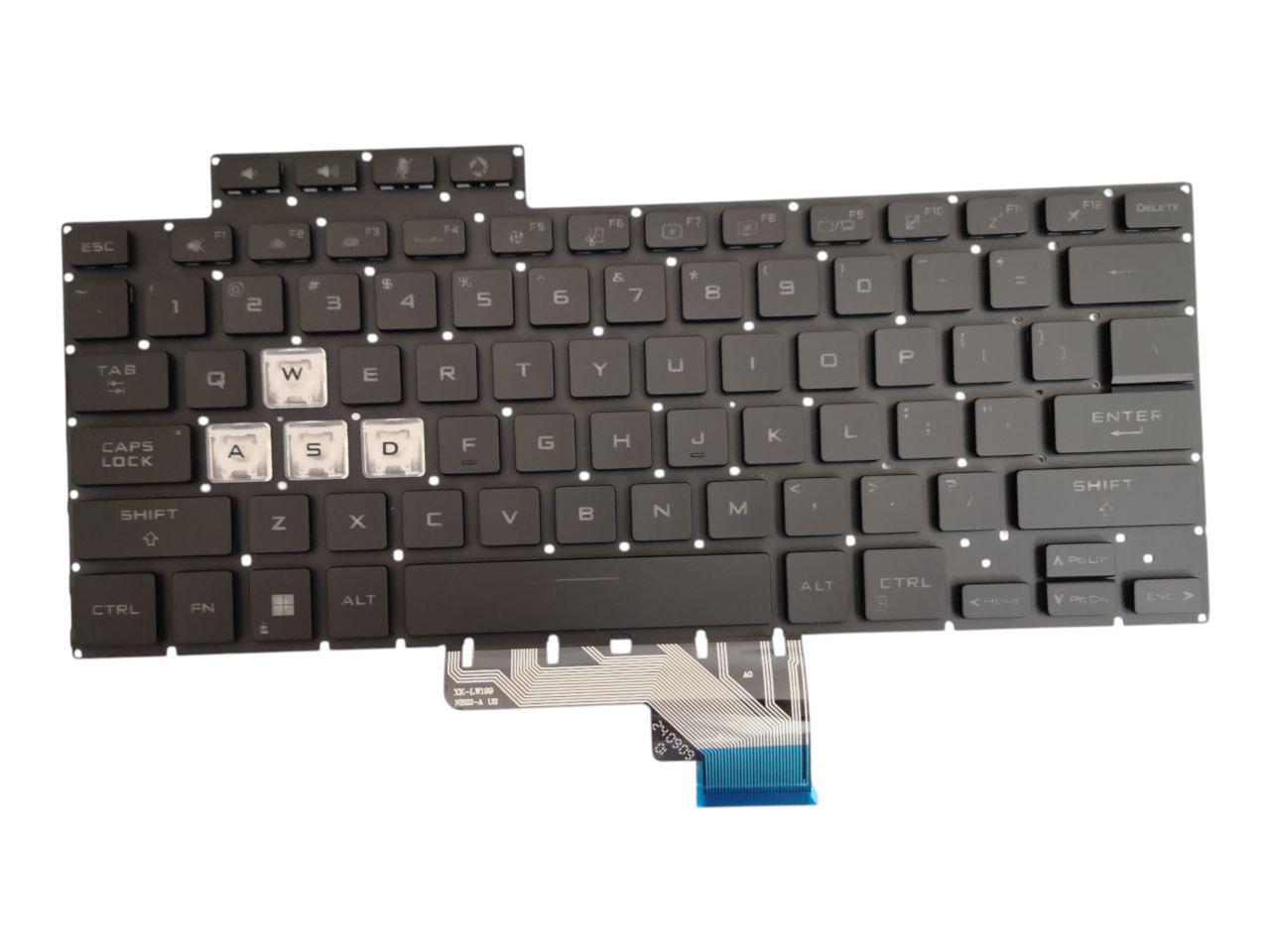 Клавиатура для Asus TUF Air FX516/FX516P/FX516PR/FX516PM/FA516 EU с подсветкой Black (000012693)