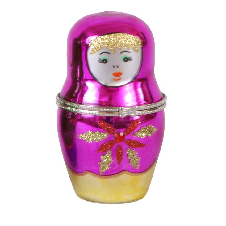 Шкатулка декоративная BonaDi Матрешка Розовый (NY28-245)