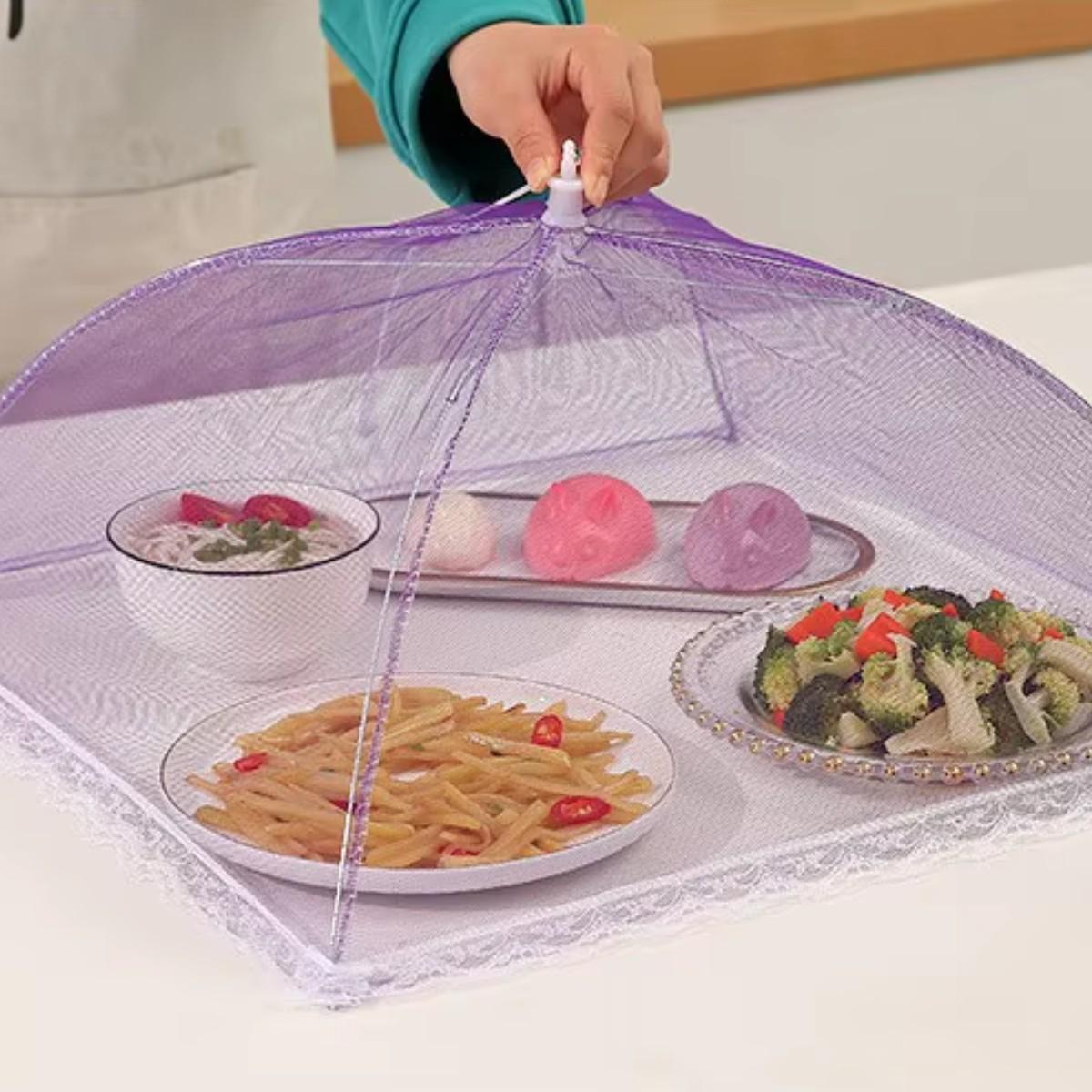 Москитная сетка складная Mosquito Cap на стол для защиты еды от мух 33х33 см (R29821) - фото 3 Москитная сетка складная Mosquito Cap на стол для защиты еды от мух 33х33 см (R29821) - фото 3