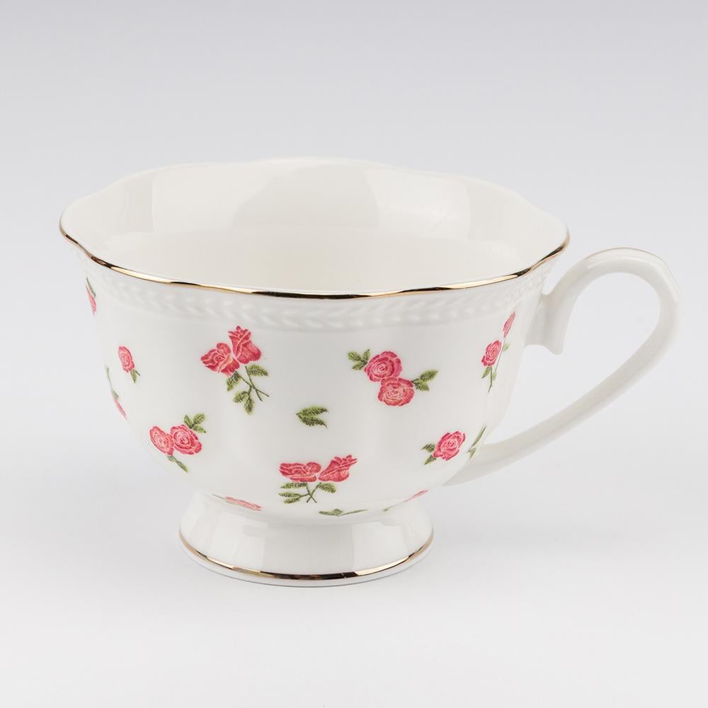 Набор чашек с блюдцами роз 230 мл на 6 персон (90910) - фото 3 Набор чашек с блюдцами роз 230 мл на 6 персон (90910) - фото 3