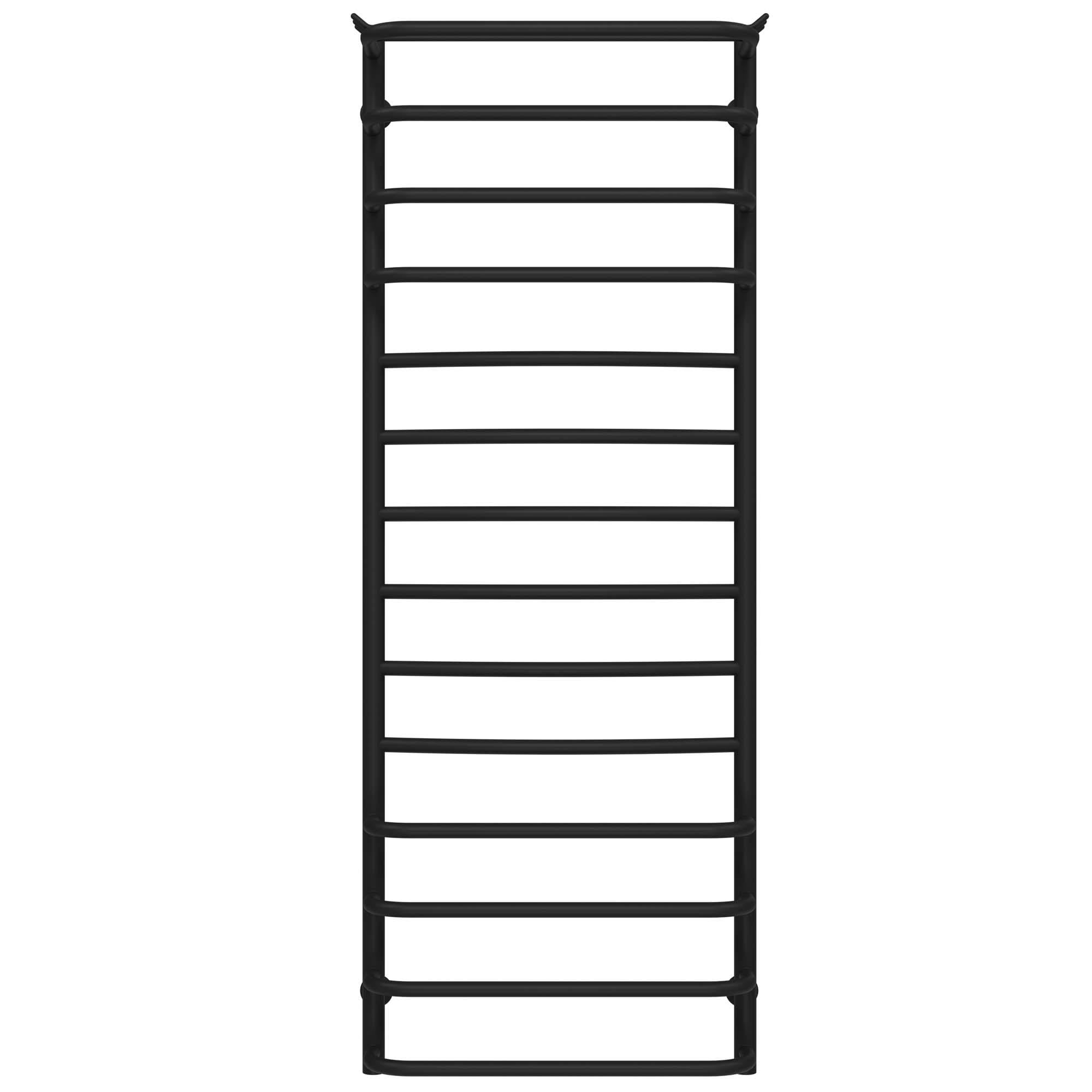 Полотенцесушитель водяной Deffi Юность П14 боковое правое подключение нержавеющая сталь 500х1400 мм Черный (C.YU.140.50.14.B.C)