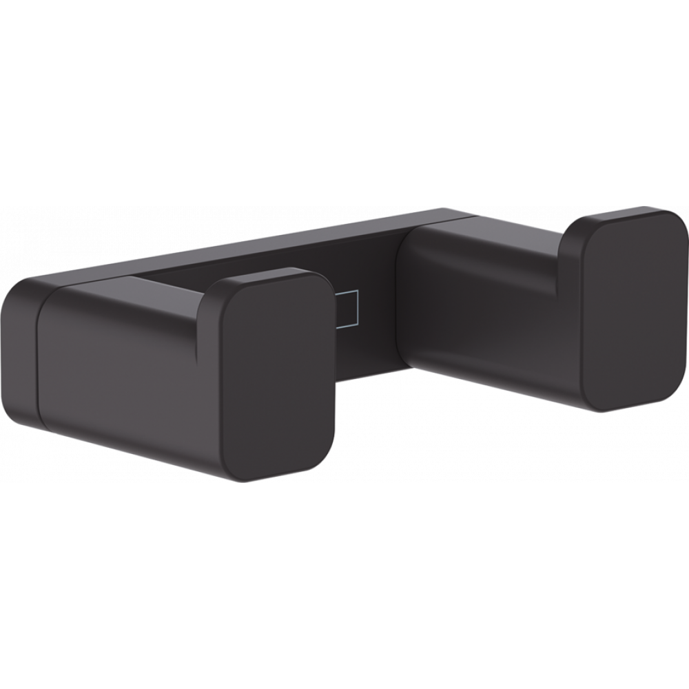 Гачок настінний Hansgrohe ADDSTORIS 41755670 подвійний Чорний (99165)