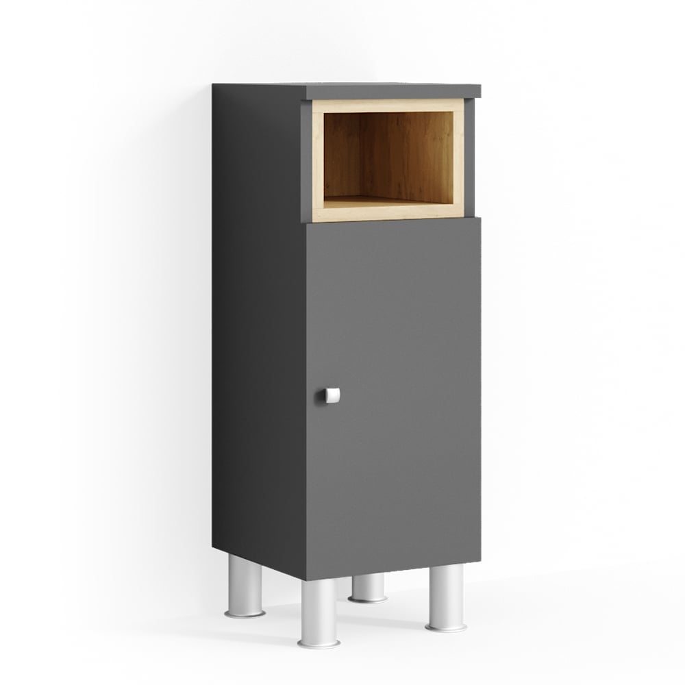 Пенал для ванной Vicсo Aquis 30x82 Антрацит