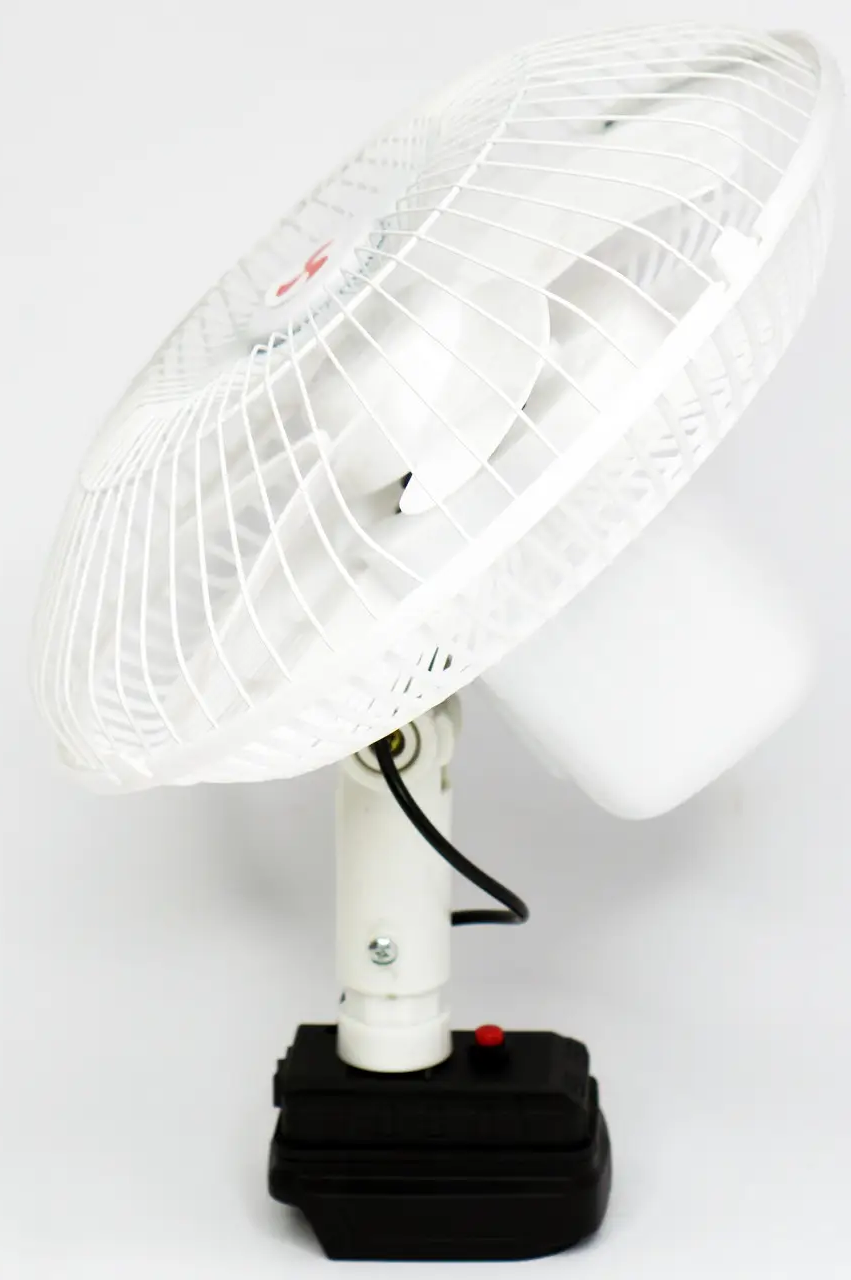 Вентилятор акумуляторнийVAP-12 12" автоповертання 2xАКБ (26642895) - фото 3 Вентилятор акумуляторнийVAP-12 12" автоповертання 2xАКБ (26642895) - фото 3