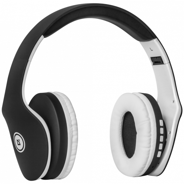 Наушники с микрофоном Defender FreeMotion B525 беспроводные Bluetooth 63525 Черный/Белый Наушники с микрофоном Defender FreeMotion B525 беспроводные Bluetooth 63525 Черный/Белый