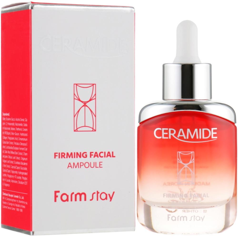 Сироватка зміцнююча Farmstay Ceramide Firming Facial Ampoule з церамідами 35 мл (1272359829)