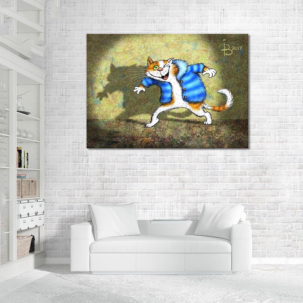 Модульная картина Остерегайтесь подделок. 1 модуль 50x75 см