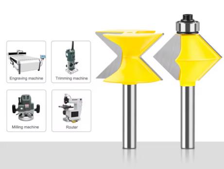 Фрезы для сращивания 90 градусов Ø 38,1 мм хвостовик 8 мм 2 шт. (F588) - фото 3 Фрезы для сращивания 90 градусов Ø 38,1 мм хвостовик 8 мм 2 шт. (F588) - фото 3