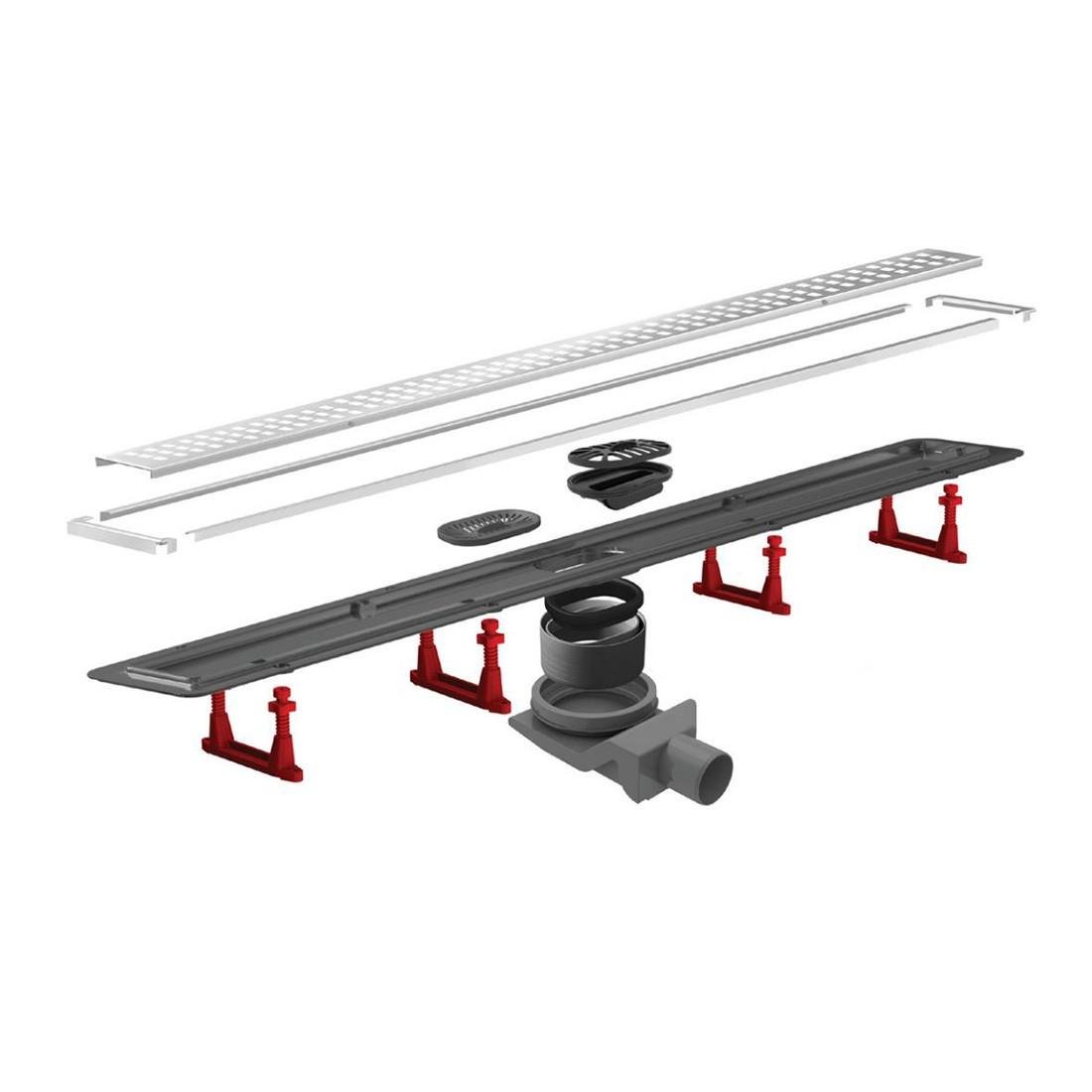 Дренажний канал для душу Pestan Confluo Compact Net Line нержавіюча сталь 750 мм - фото 11 Дренажний канал для душу Pestan Confluo Compact Net Line нержавіюча сталь 750 мм - фото 11