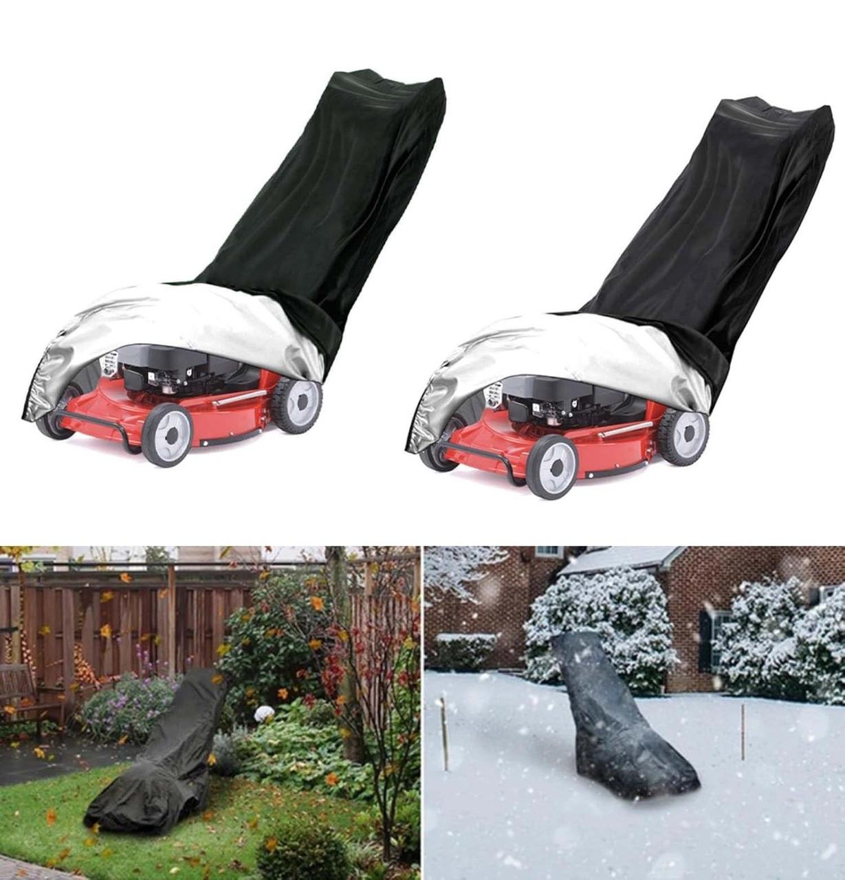 Захисний чохол для газонокосарки водонепроникний 193x112x64 см Чорний - фото 4 Захисний чохол для газонокосарки водонепроникний 193x112x64 см Чорний - фото 4