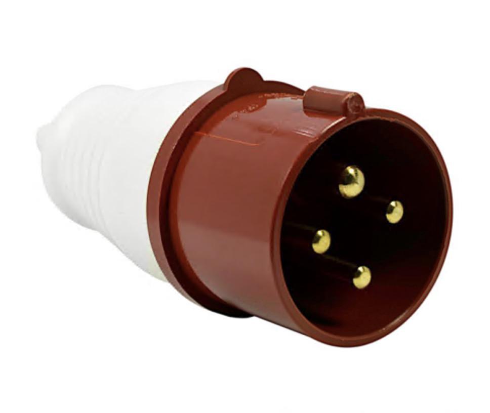 Вилка переносная АСКО-УКРЕМ 014 3Р+ РЕ 16А 380-415В IP44 (00000000786)