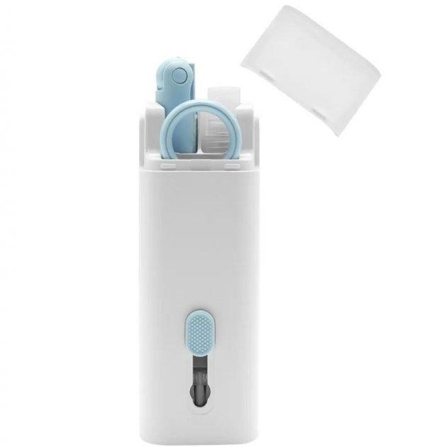 Набір щіток для чищення клавіатури та навушників LY-294 7в1 Блакитний (DR017178)