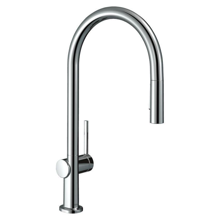 Смеситель для кухни Hansgrohe Talis M54 72801000 с выдвижной лейкой Хром (77449)