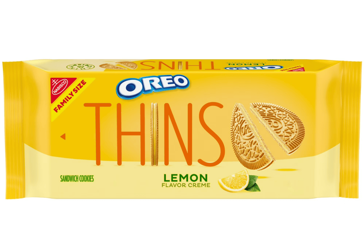 Печенье OREO Thins Lemon Creme Sandwich Cookies 334 г (3052374134)