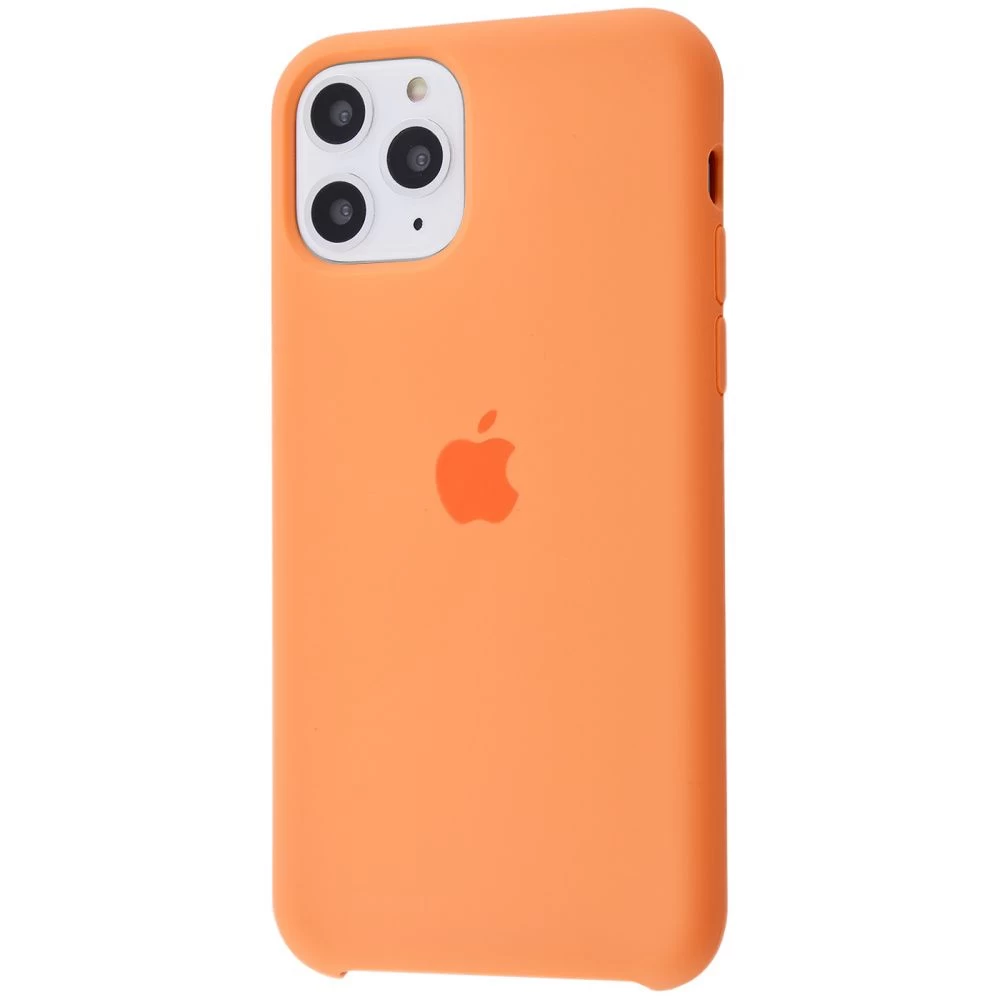 Силиконовый Чехол Накладка Silicone Case для iPhone 11 Pro Max Papaya