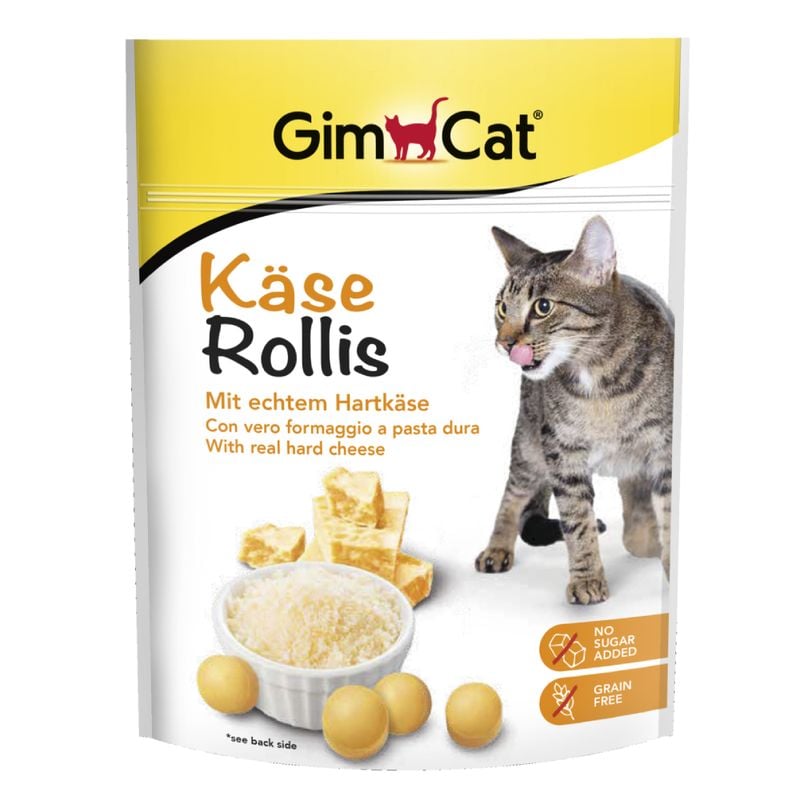 Ласощі GimCat Katzentabs Kase Rollis для котів з сиром 40 г (27733069)