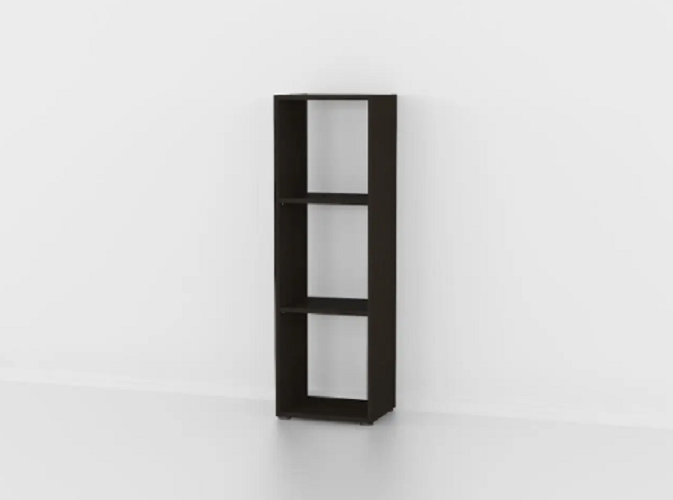 Полка для книг настольная на 3 ячейки Венге темный (P59в) - фото 1 Полка для книг настольная на 3 ячейки Венге темный (P59в) - фото 1