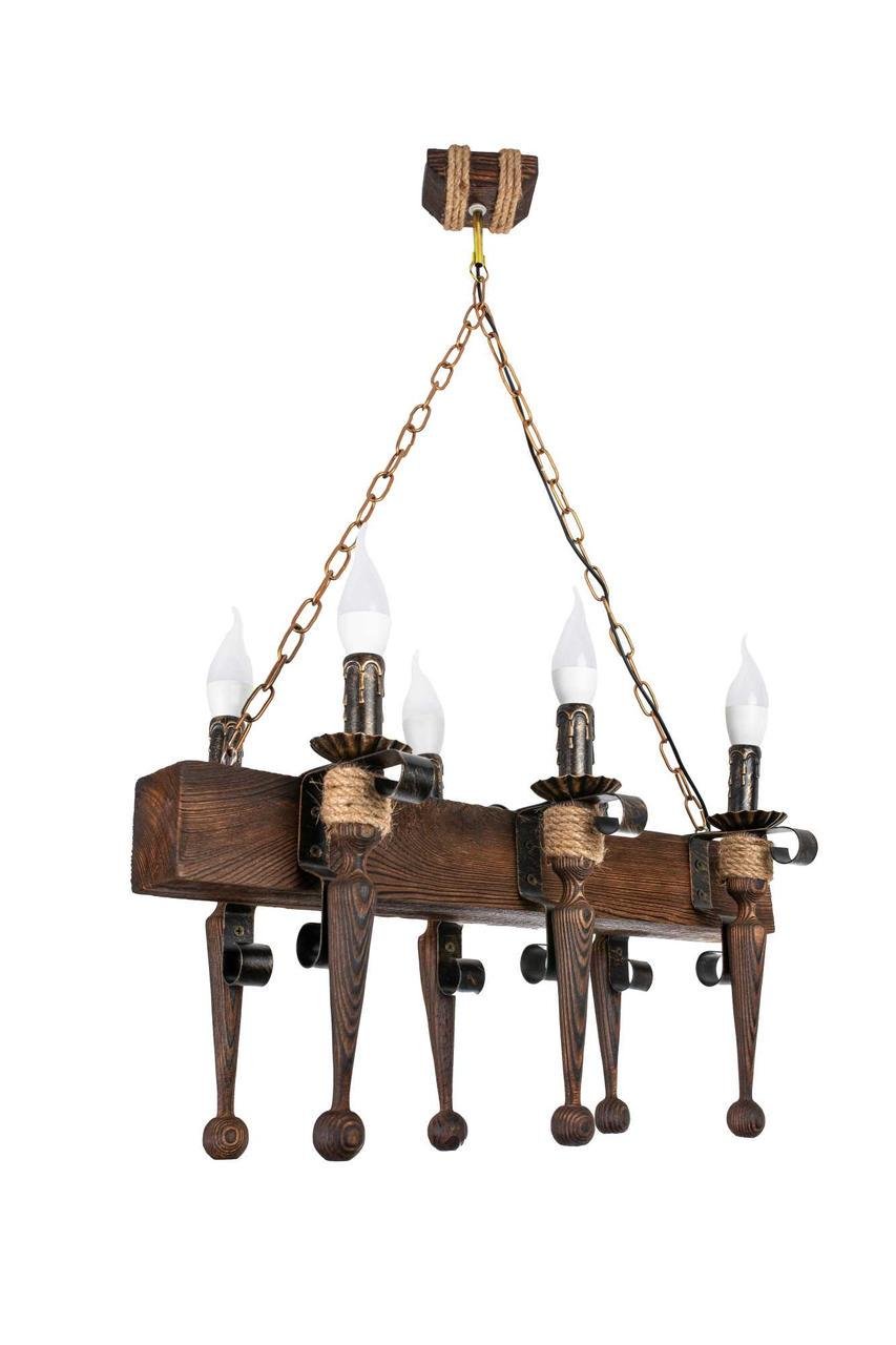 Люстра дерев'яна Sirius S7139/6 (371534)