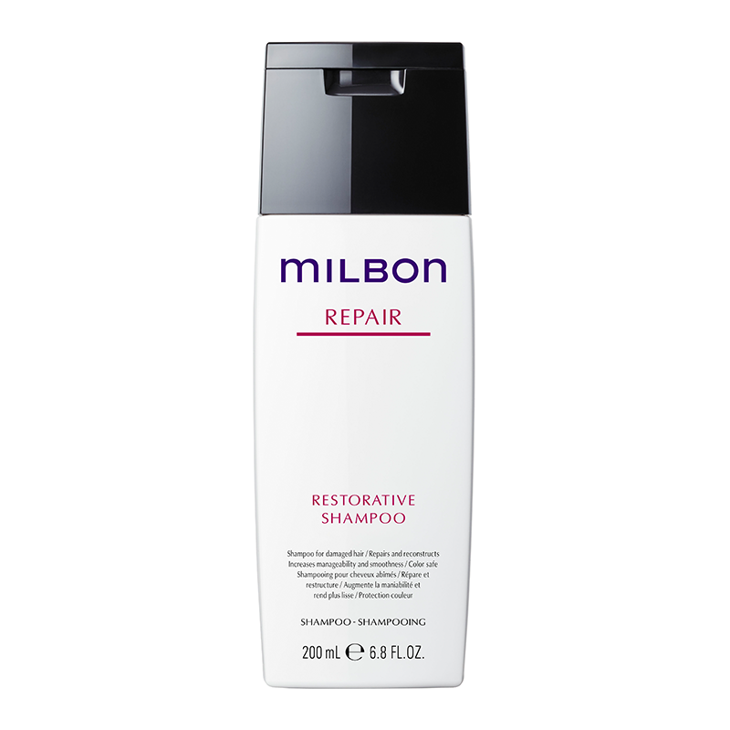 Шампунь для поврежденных окрашенных волос Restorative Shampoo MilbonMilbon восстанавливающий 200 мл Шампунь для поврежденных окрашенных волос Restorative Shampoo MilbonMilbon восстанавливающий 200 мл