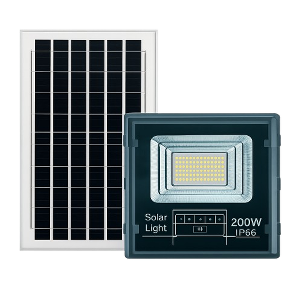 Фонарь уличный Jooki HP-5-74 на солнечных батареях 120 LED 200 Вт (10579)
