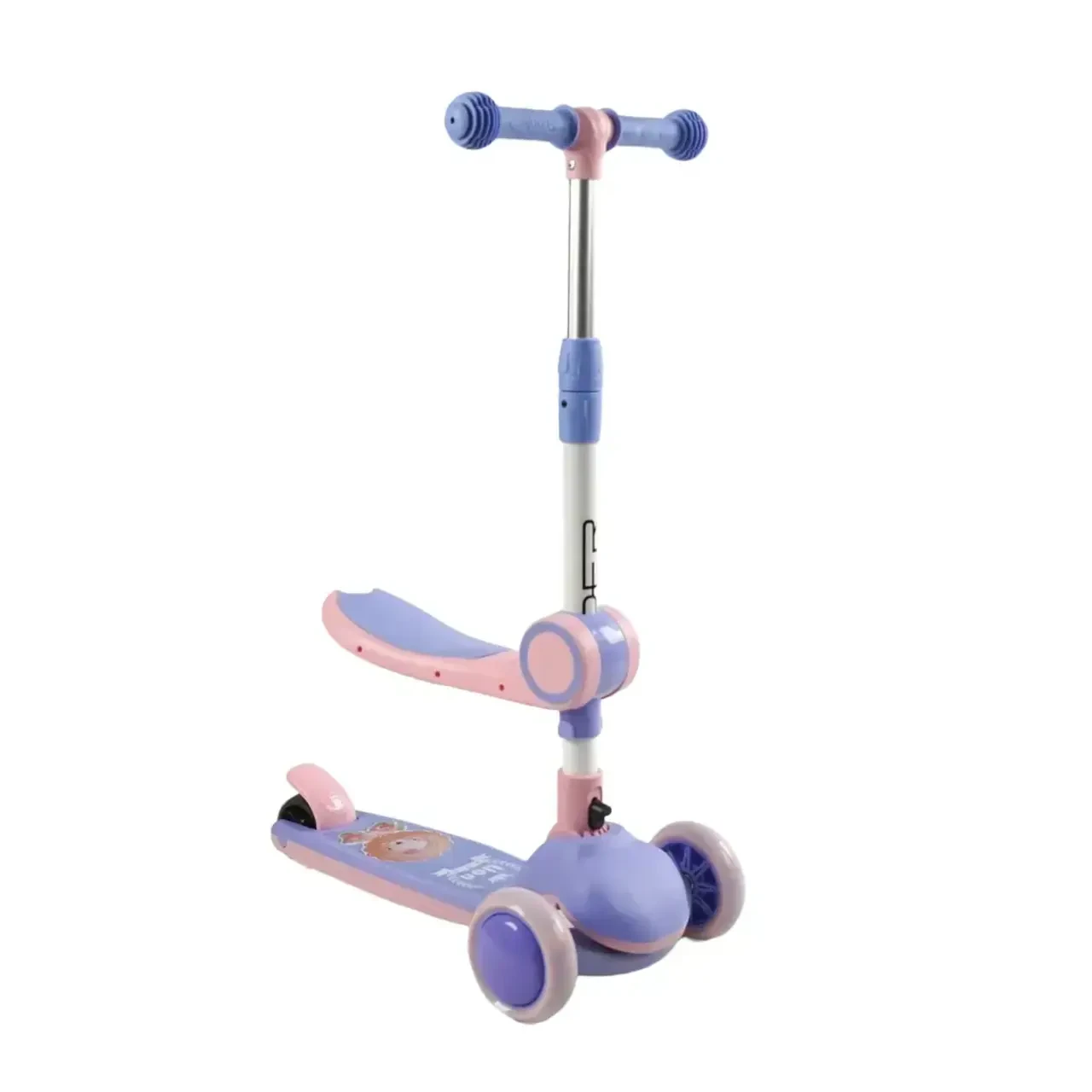 Самокат-трансформер детский 2в1 трехколесный с сиденьем (26771294) Самокат-трансформер детский 2в1 трехколесный с сиденьем (26771294)