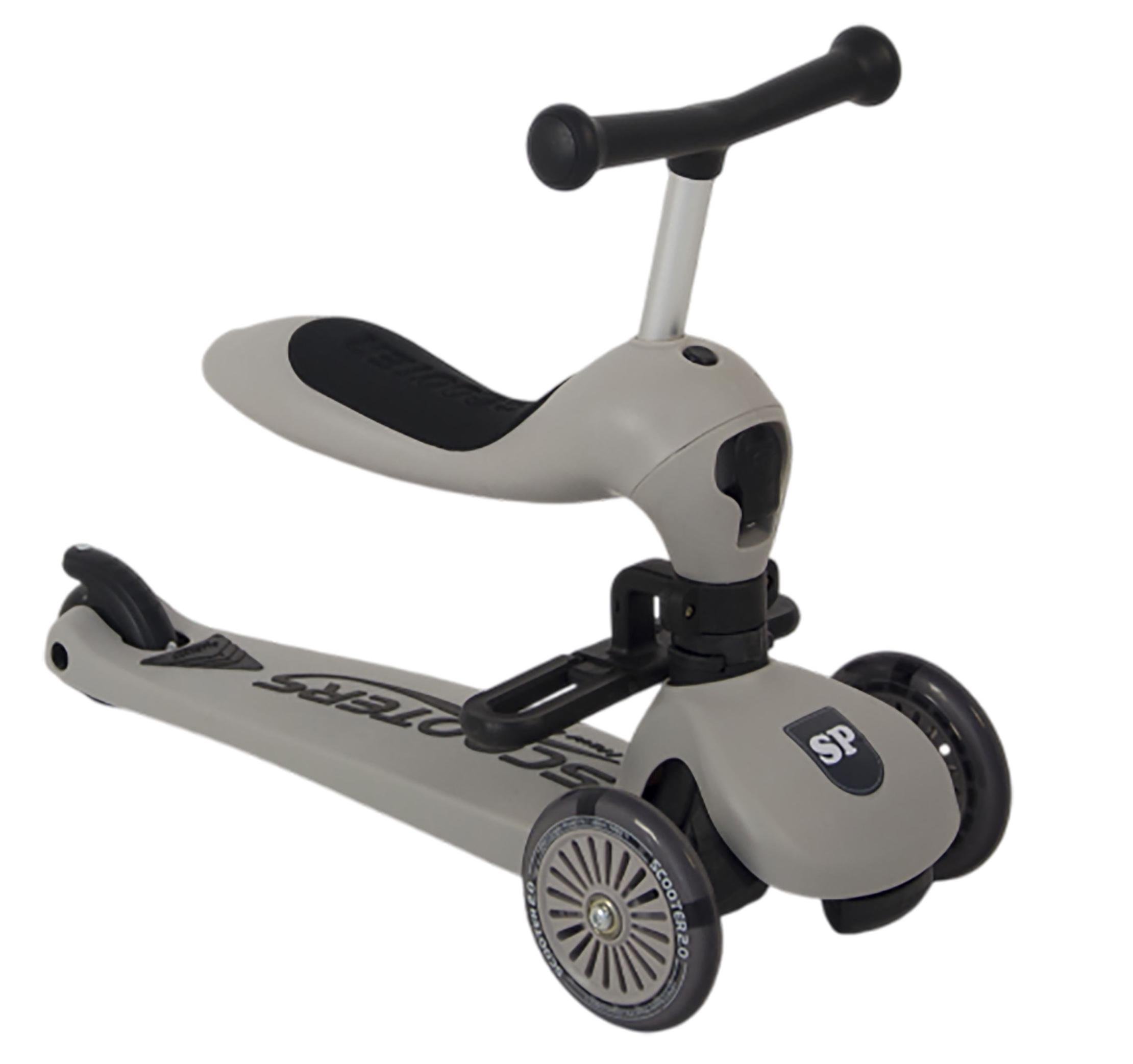 Самокат дитячий триколісний Spoko SP-322 2в1 Світло-сірий (6090)