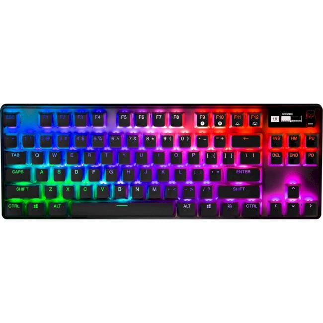 Клавиатура игровая механическая SteelSeries Apex Pro TKL Bluetooth с RGВ-подсветкой Черный (64865) - фото 3