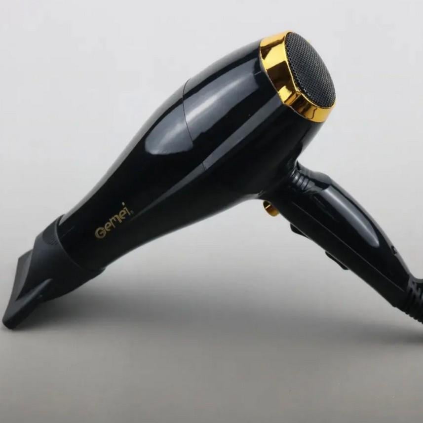 Фен для сушки и укладки волос Geemy GM-1765 с функцией холодного воздуха 2800 Вт Черный (315) - фото 8 Фен для сушки и укладки волос Geemy GM-1765 с функцией холодного воздуха 2800 Вт Черный (315) - фото 8