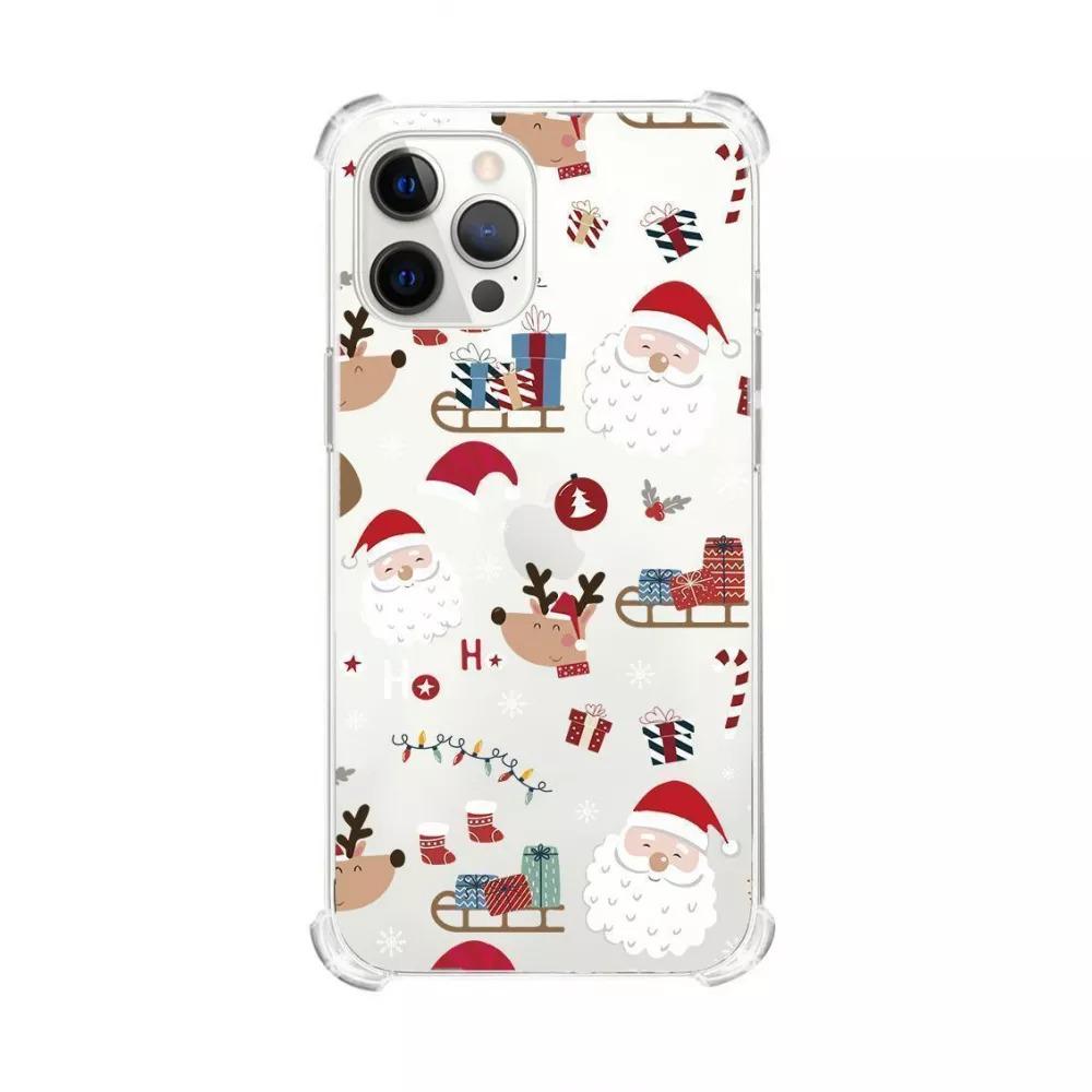 Чехол для телефона WAVE Christmas Holiday Clear Case iPhone 11 Pro Santa Claus