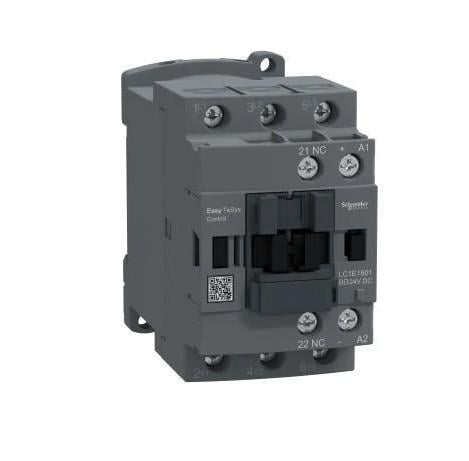 Контактор Schneider Electric Easy TeSys Contro 3P/400 В 18A НЗUк=24 В (LC1E1801BD) Контактор Schneider Electric Easy TeSys Contro 3P/400 В 18A НЗUк=24 В (LC1E1801BD)