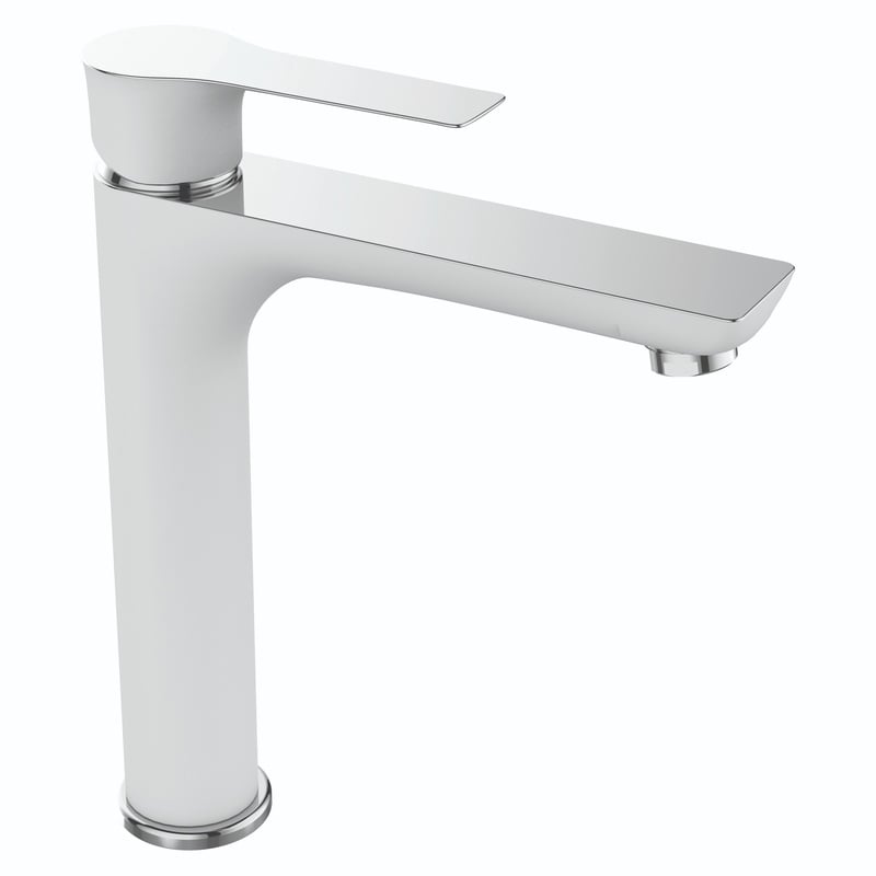 Смеситель для умывальника MIXXUS Premium Eva 001 High Белый (MI5809)