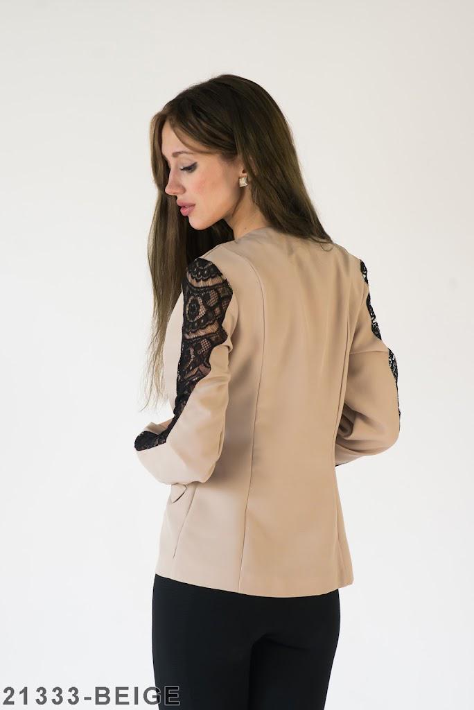 Пиджак женский Podium Darline 21333-BEIGE XXL Бежевый - фото 2 Пиджак женский Podium Darline 21333-BEIGE XXL Бежевый - фото 2