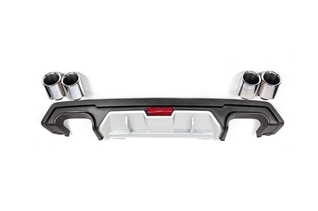 Диффузор на задний бампер Niken для Honda Civic Sedan X 2016-2021 гг. abs-пластик Под покраску