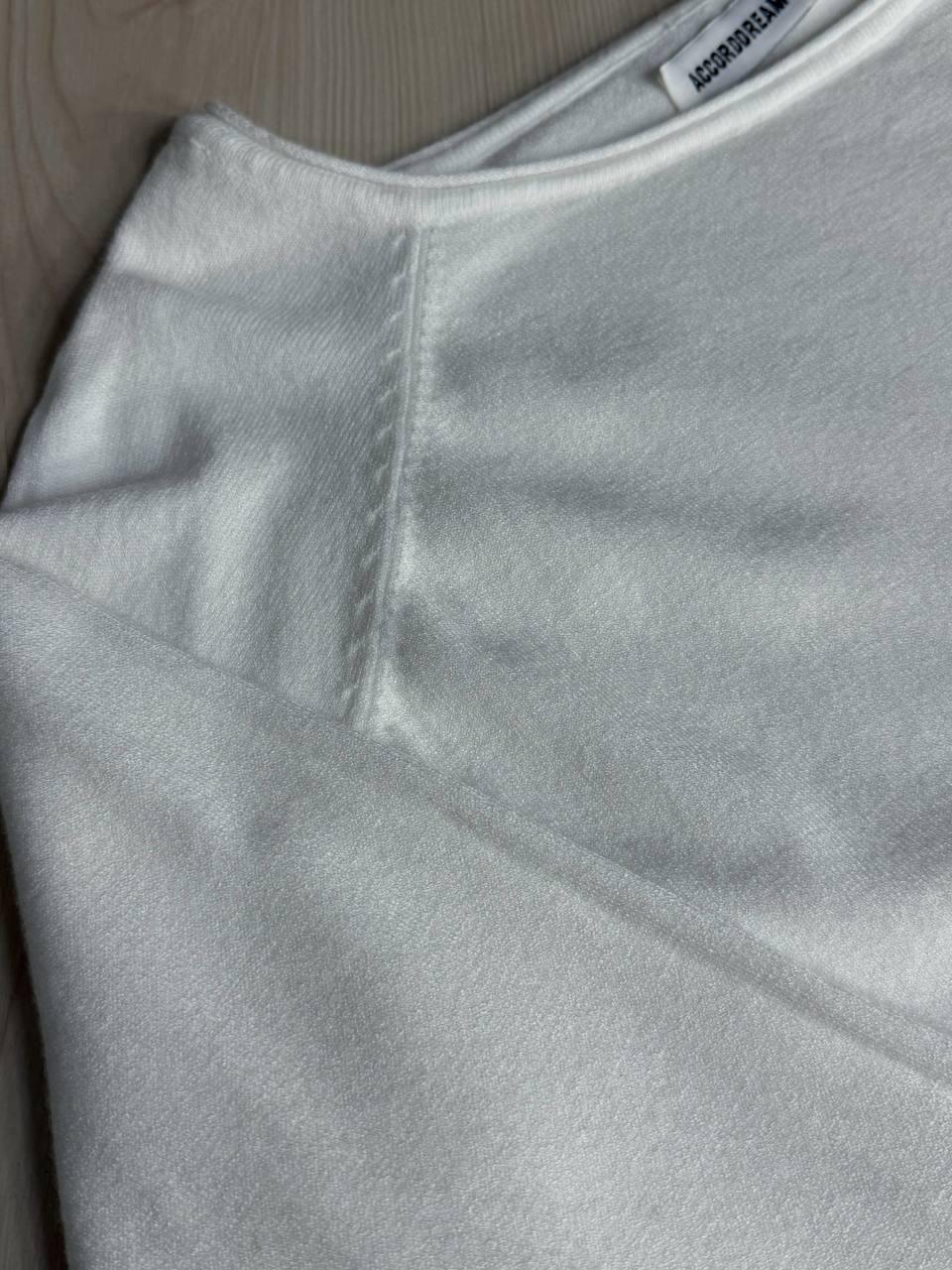 Джемпер жіночий ACCORDDREAM 9377 тонкий светр простий базовий однотонний OS Білий (1292) - фото 2 Джемпер жіночий ACCORDDREAM 9377 тонкий светр простий базовий однотонний OS Білий (1292) - фото 2