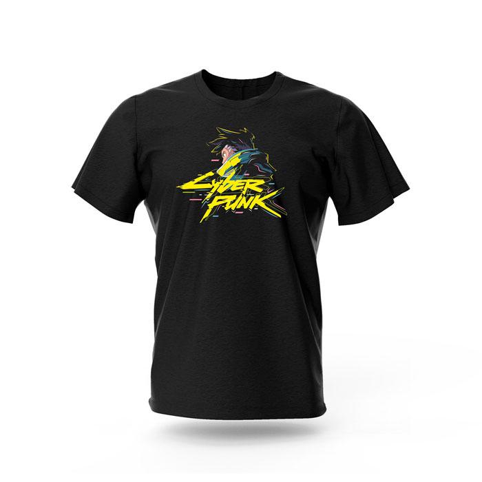Футболка Киберпанк Бегущие по краю Аниме Series 3 XL Черный (16834)