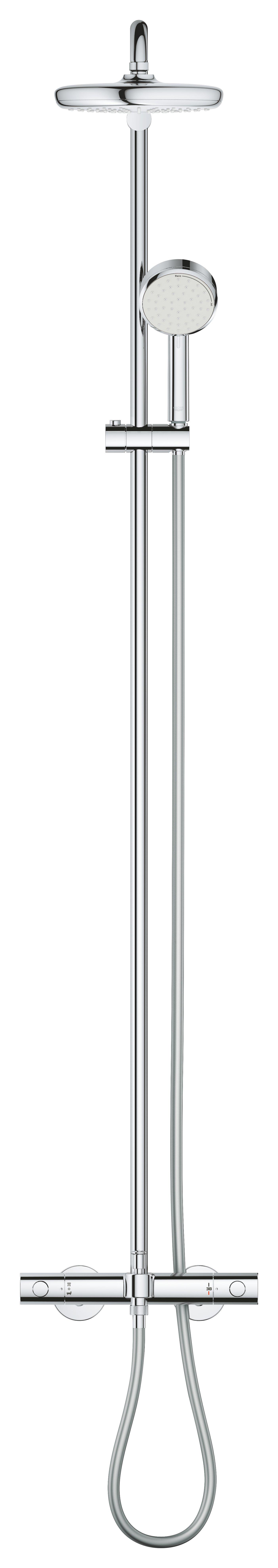 Душова система Grohe New Tempesta Cosmopolitan System з термостатом для душу (26223001) - фото 2 Душова система Grohe New Tempesta Cosmopolitan System з термостатом для душу (26223001) - фото 2