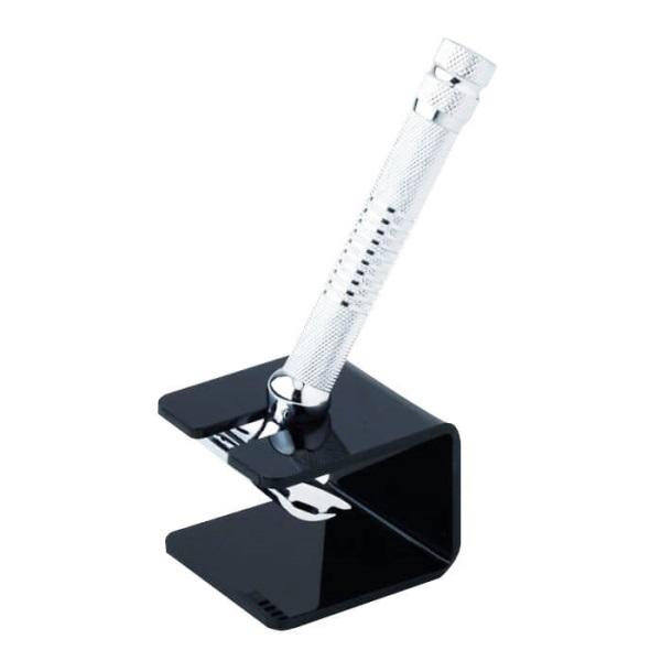 Стенд для Т-образного станка Pearl Acrylic Razor Stand Small SA-04B Black - фото 2