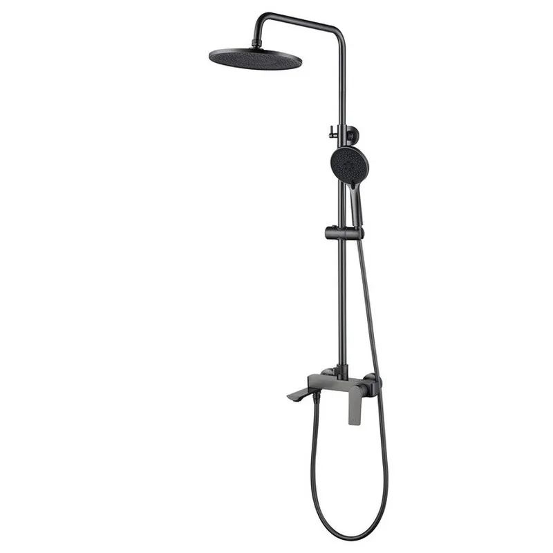 Душевая колонна Mixxus Premium DERBY 009-J со смесителем Graphite (MI6610)