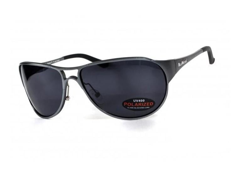 Очки BluWater Alumination-3 Gun Metal Polarized Серый