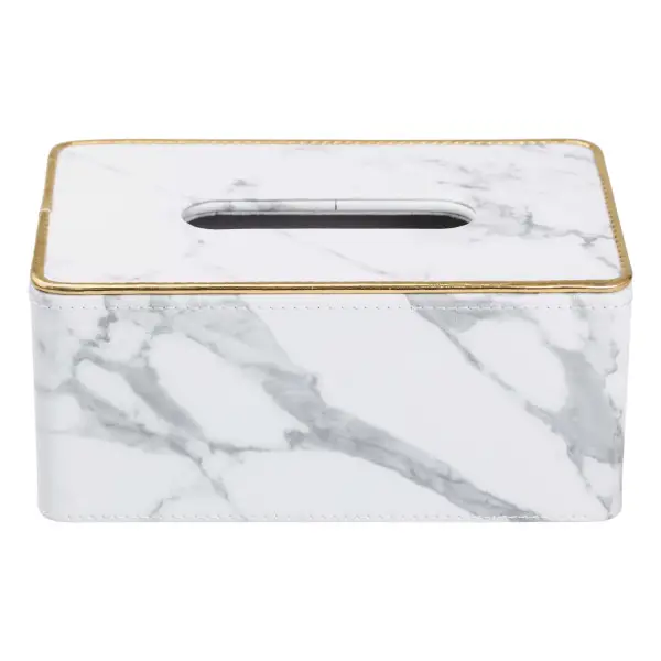 Салфетница прямоугольная YIWU из экокожи и корпусом из МДФ 25х13,5х10 см Белый (147-107- HP-3-202) Салфетница прямоугольная YIWU из экокожи и корпусом из МДФ 25х13,5х10 см Белый (147-107- HP-3-202)