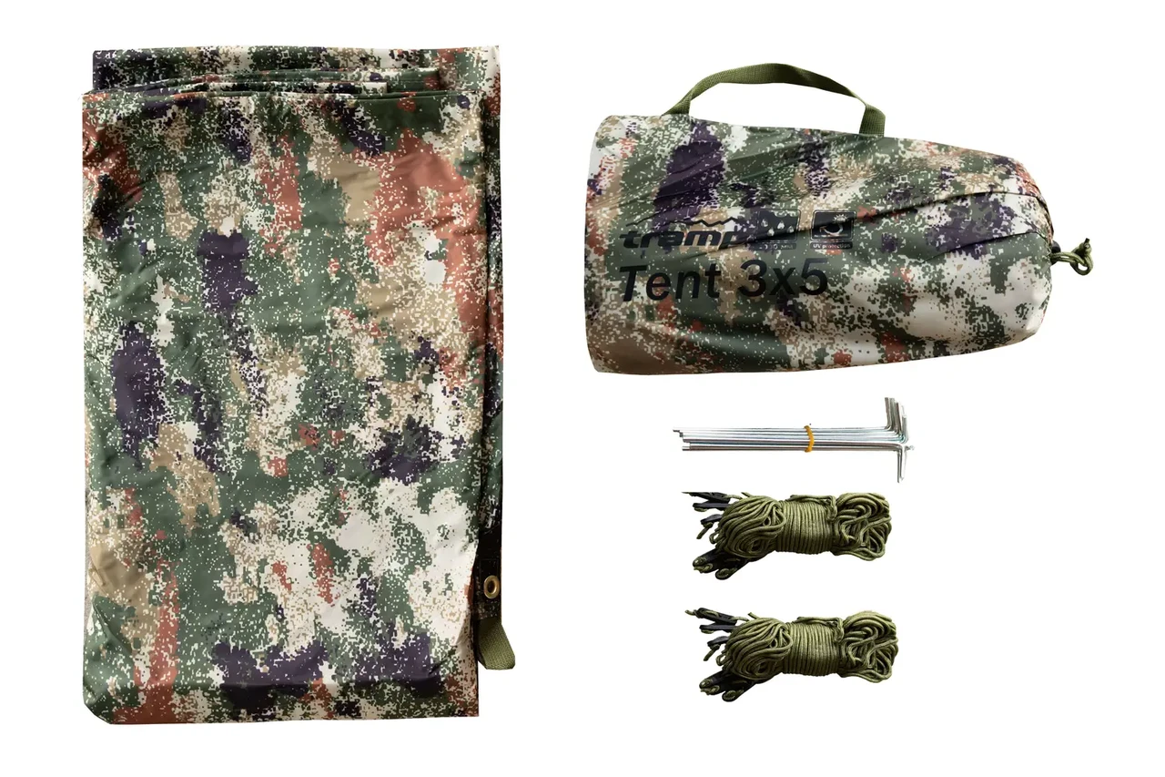 Тент туристичний Tramp Tent 3х5 м Camo (UTRT-101-м Camo) - фото 5