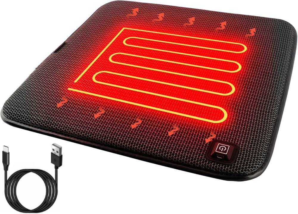 Килимок з підігрівом від повербанка 45х45 см USB Килимок з підігрівом від повербанка 45х45 см USB