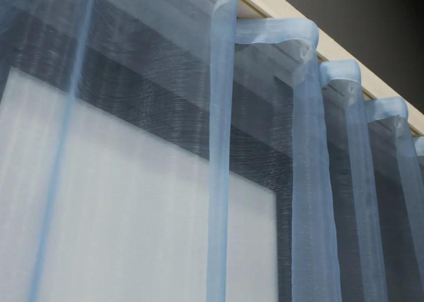 Тюль з аркою органза 260х160 см Блакитний (000к 51-203) - фото 3 Тюль з аркою органза 260х160 см Блакитний (000к 51-203) - фото 3