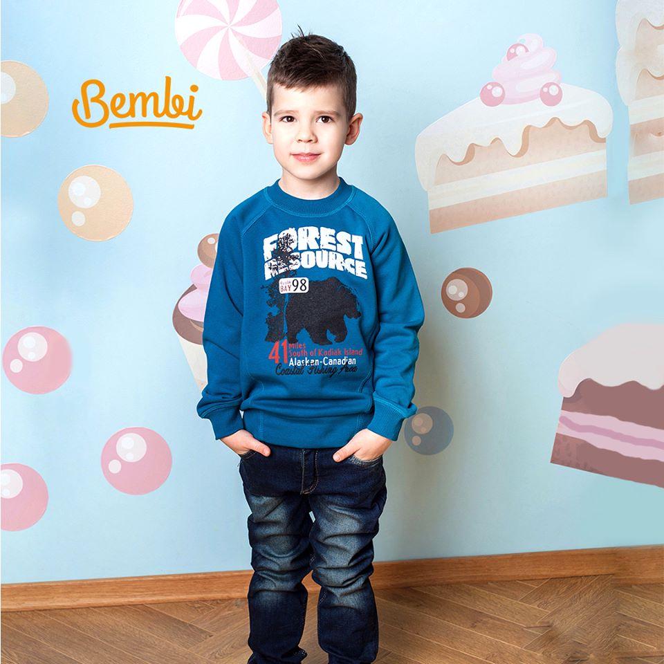 Джемпер утепленный на мальчика Bembi 104 см (ДЖ 124)