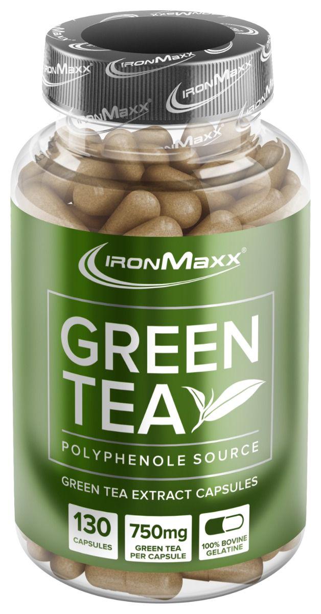 Натуральна добавка для спорту IronMaxx Green Tea 130 Caps