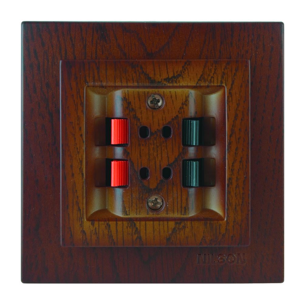 Розетка Nilson Touran аудіо стерео Горіх (24271050)