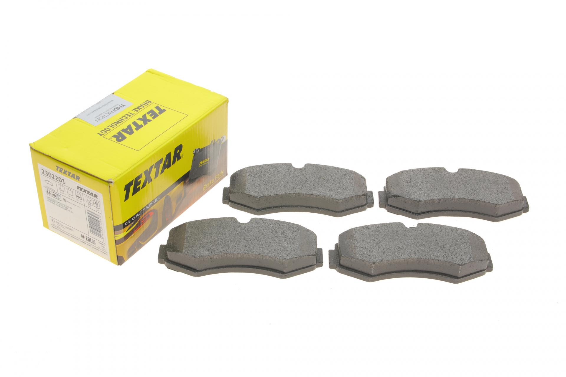 Колодки тормозные передние TEXTAR для MB Vito W638 96- Bosch Q+ (2302201)